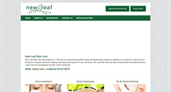 Desktop Screenshot of newleaf.co.nz